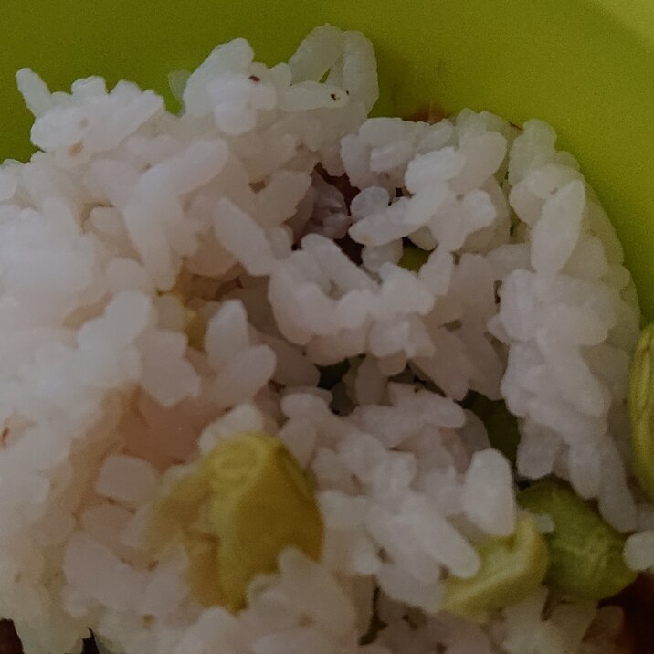 枝豆梅酢ごはん